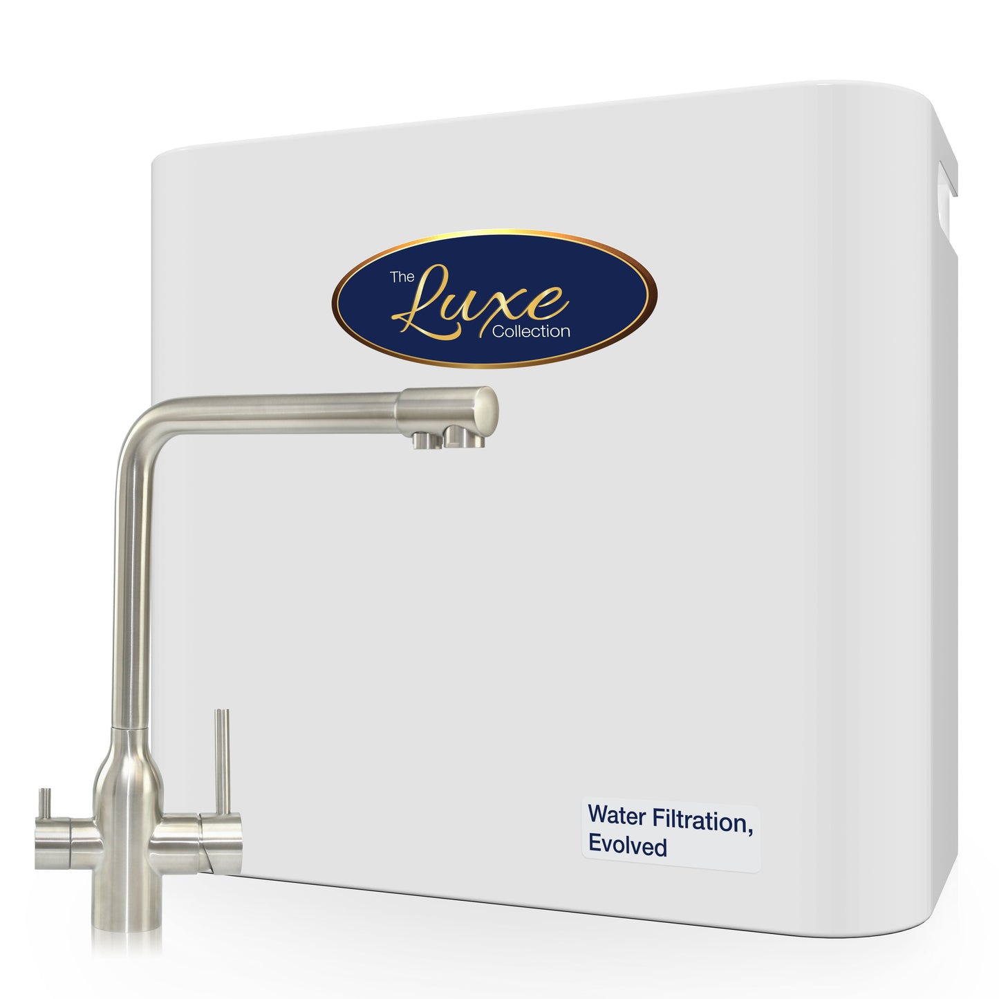 The Luxe Collection Dual Action High Flow Water Filtration System with 3 Way Mixer Tap Bundle