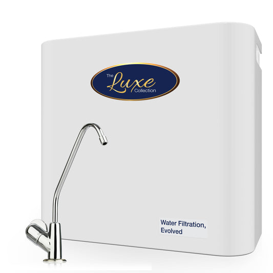 The Luxe Collection Twin Water Filtration System with Stand Alone Faucet Bundle