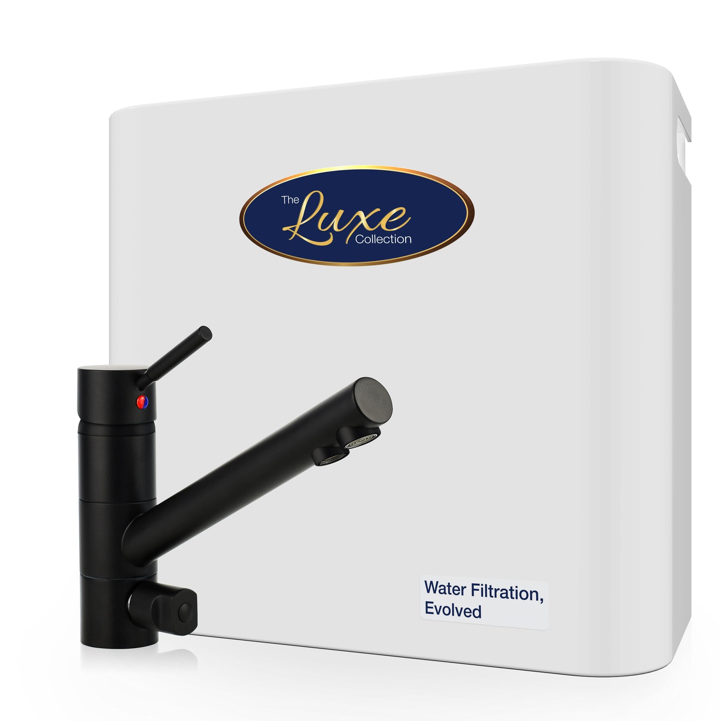 The Luxe Collection Twin Water Filtration System with 3 Way Mixer Tap Bundle