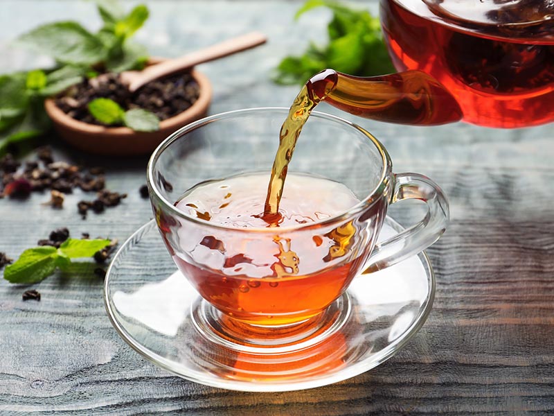 Herbal tea accessories for water filtration systems