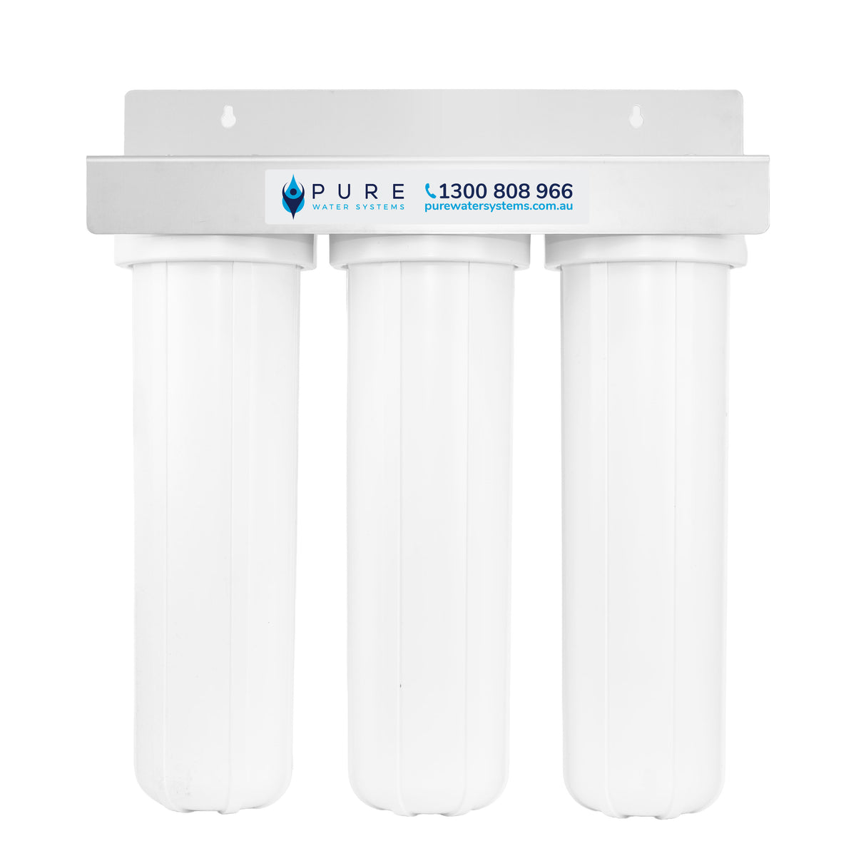 Protect & Pure Bundle Tank Water | Triple Whole House | EcoHero Reverse Osmosis Water Purifier with Standard Stand-Alone Faucet