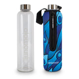 Glass Drink Bottle with Carry Cover