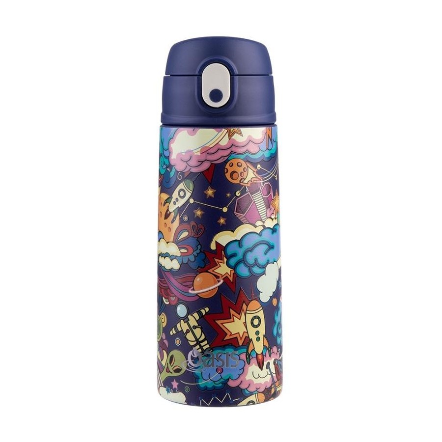 Oasis Kids Insulated Water Bottle 550ml – Alien Adventures