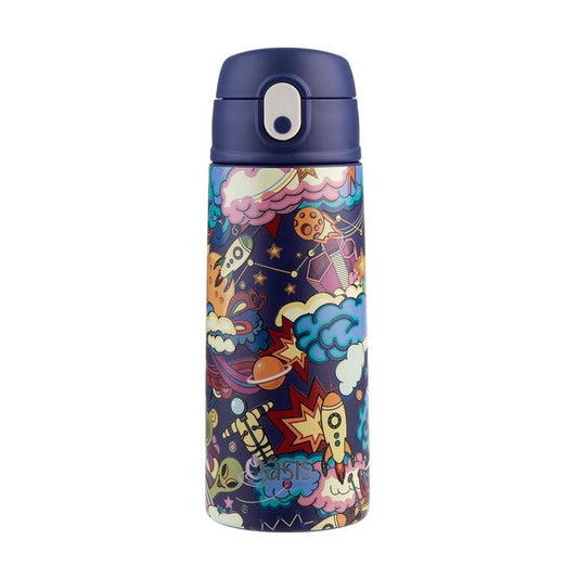 Oasis Kids Insulated Water Bottle 550ml – Alien Adventures