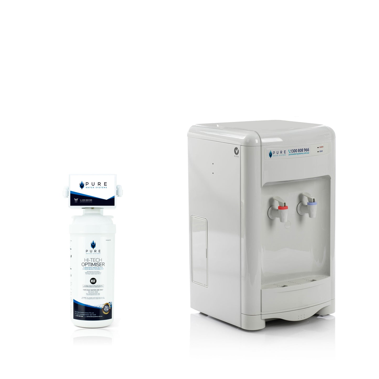 Automatic (Bottleless) Water Cooler with Single Inline