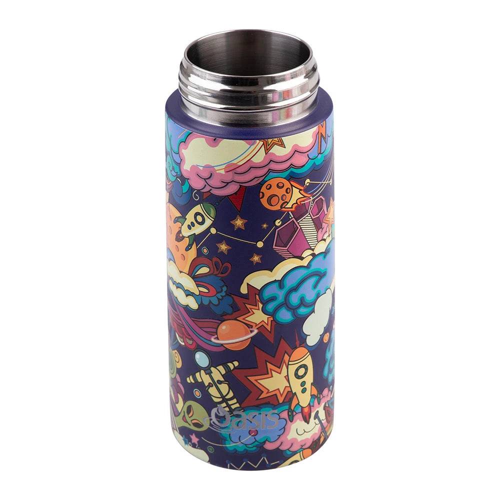 Oasis Kids Insulated Water Bottle 550ml – Alien Adventures