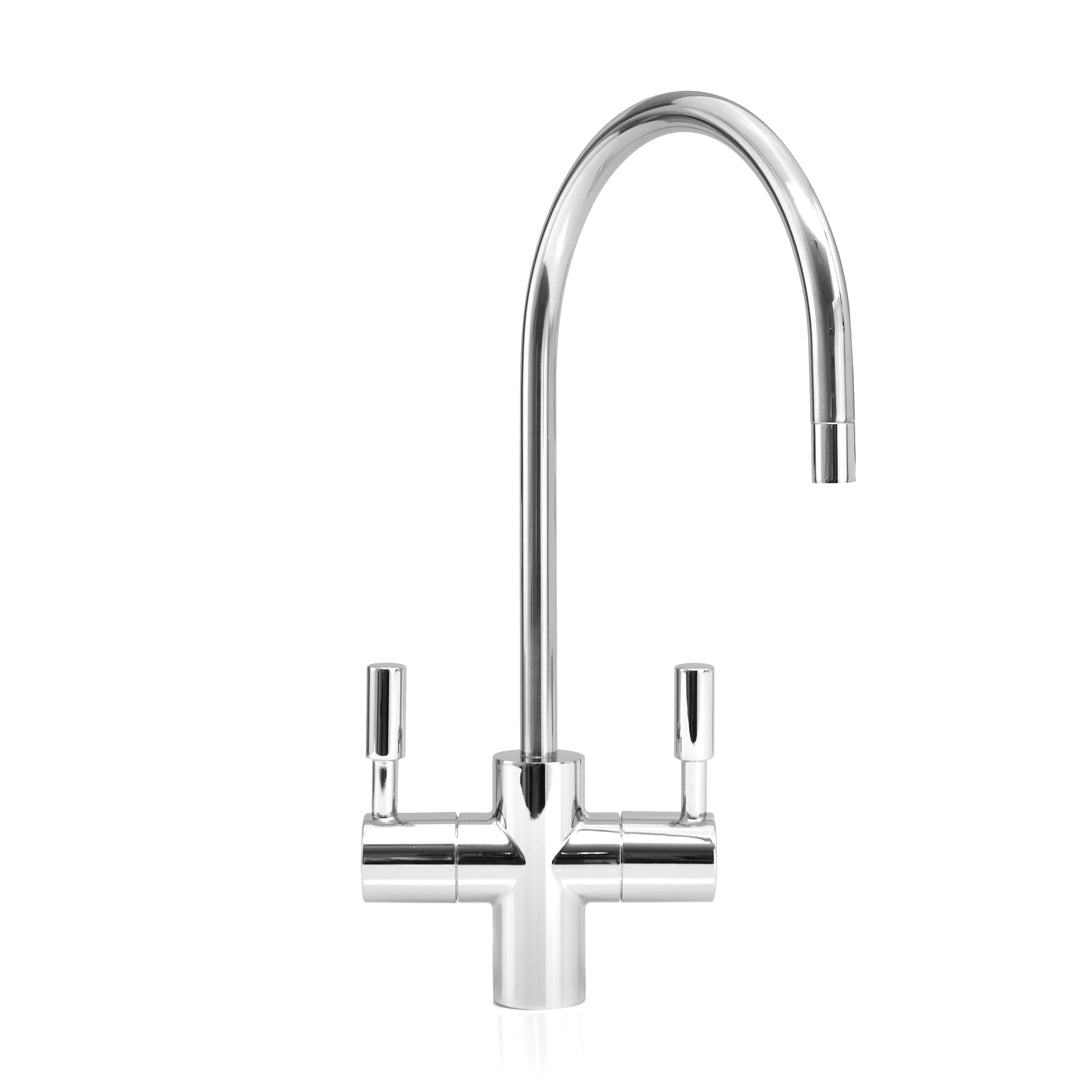 Goose Neck Chrome 2-Way Faucet (Chilled and Ambient)