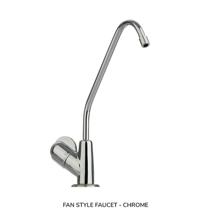 Twin Under Sink Water Filter System with Premium Stand Alone Faucet Bundle