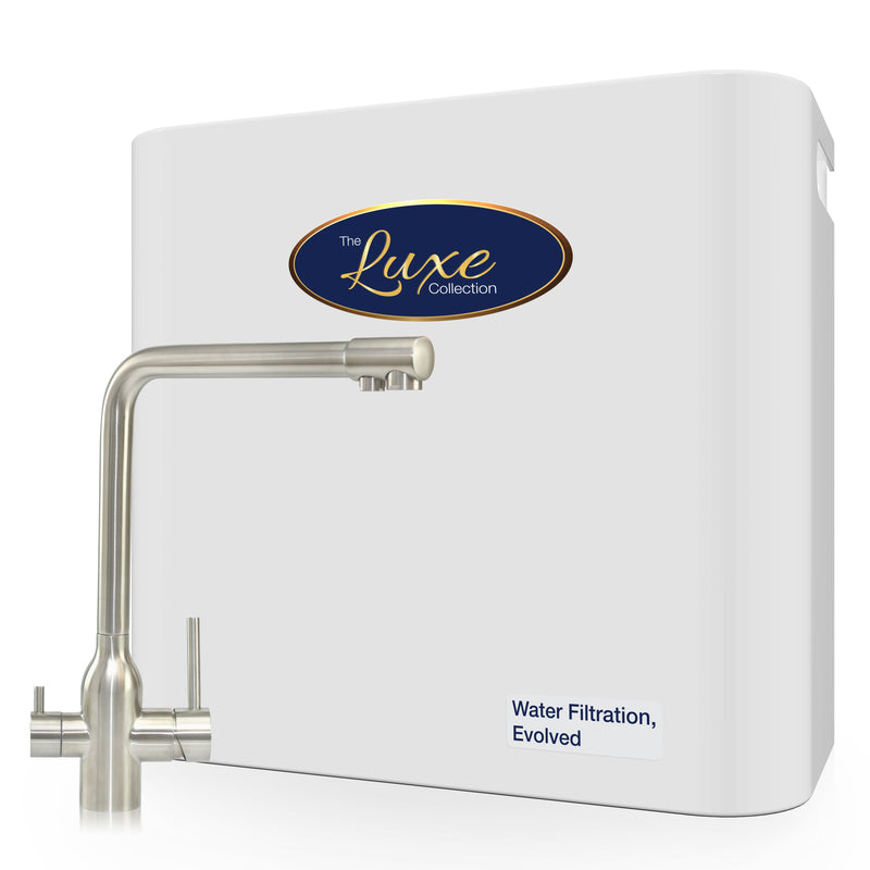 Luxe filter unit with stainless steel tap