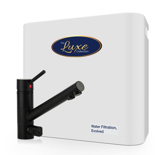 The Luxe Collection Twin Water Filtration System with 3 Way Mixer Tap Bundle