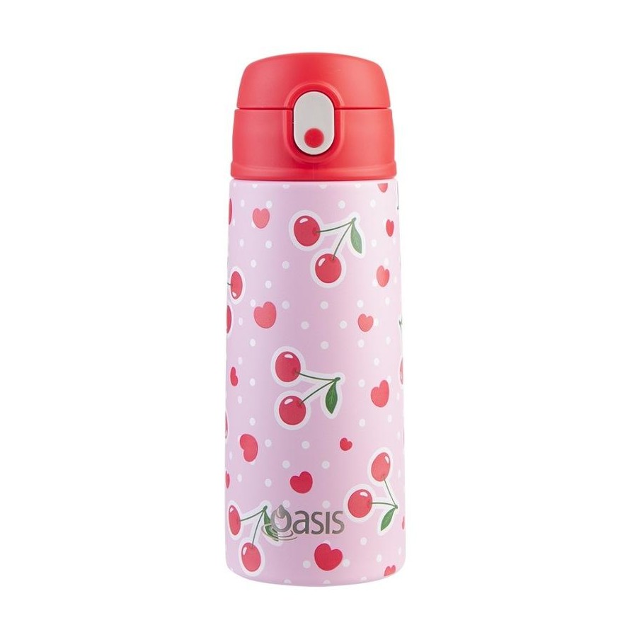 Oasis Kids Insulated Water Bottle 550ml – Cherry Crush