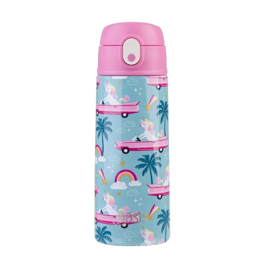 Oasis Kids Insulated Water Bottle 550ml – Pink Cadillac