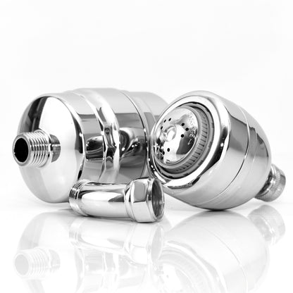 Brass High Output Shower Filter - Chrome Finish