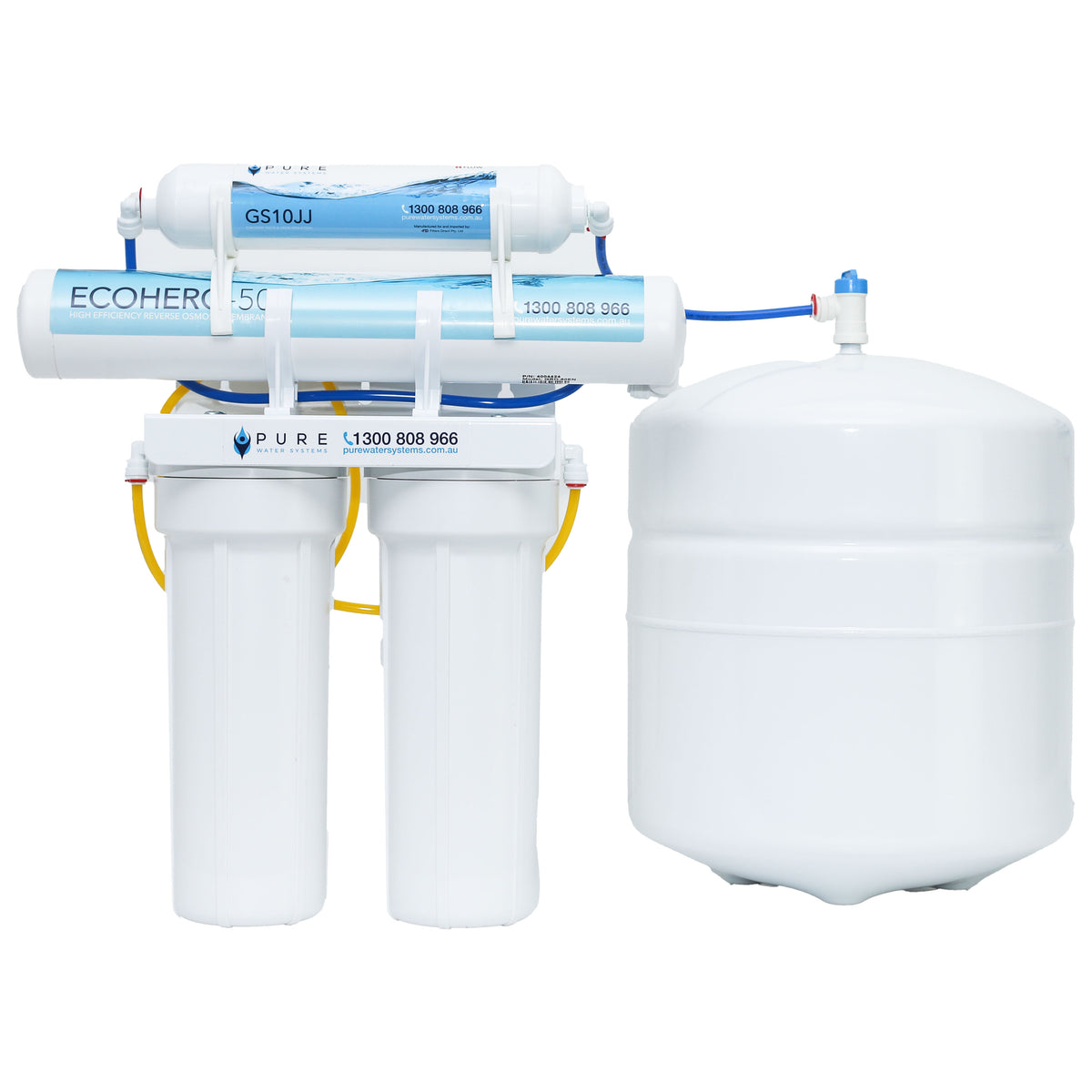 EcoHero 4 Stage Reverse Osmosis  - Under Sink (system only)