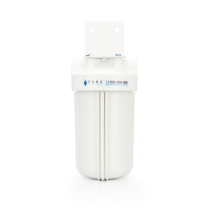 White water filter on a white background