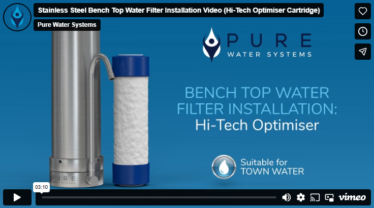 Stainless Steel Hi-Tech Optimiser Benchtop System for Town Water