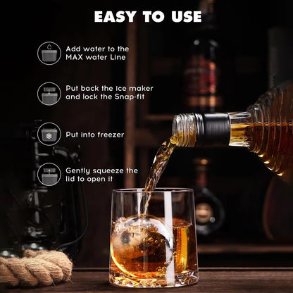 Premium Crystal Clear Ice Sphere Maker