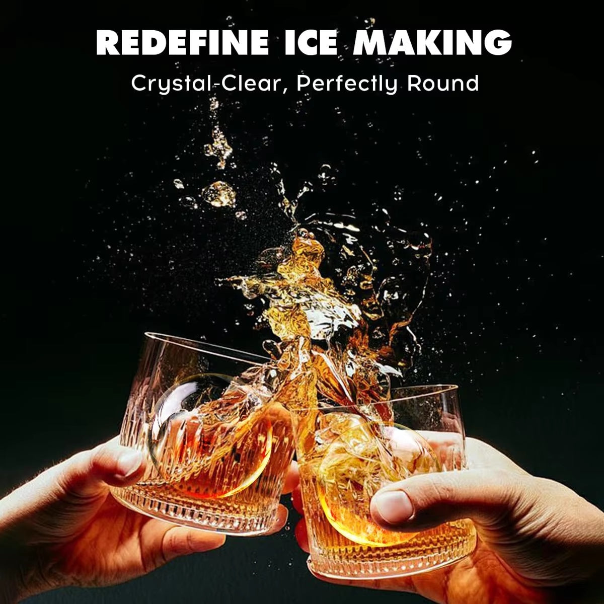 Premium Crystal Clear Ice Sphere Maker