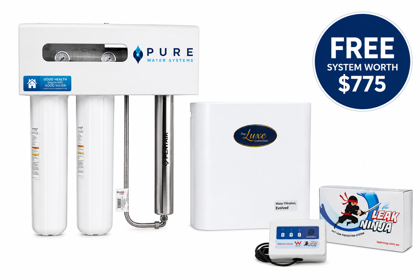 EOFY Whole House UV Water Filter Sale | Free Under Sink System