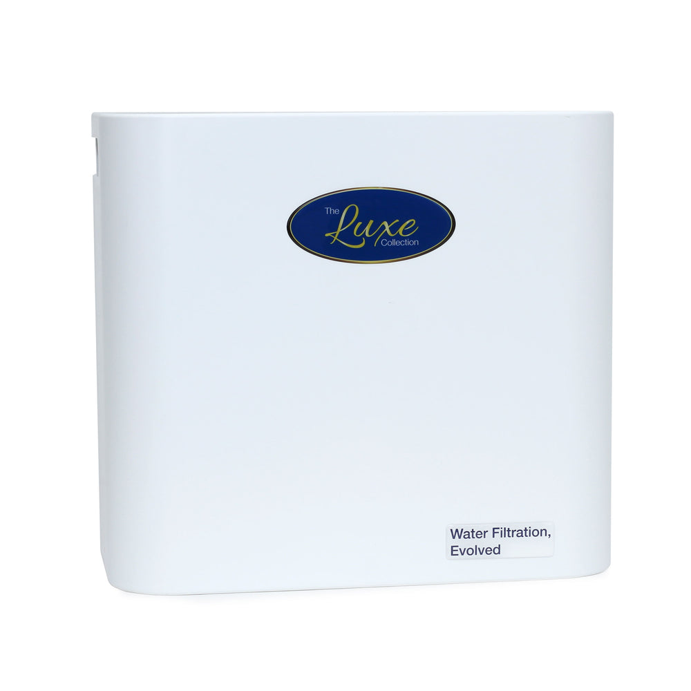 The Luxe Collection sleek white filter system