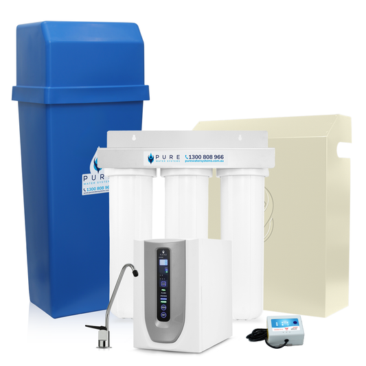 Ultimate Home Bundle - Town Water Triple Whole House | Softener | RO-5U with Standard Stand-Alone Faucet
