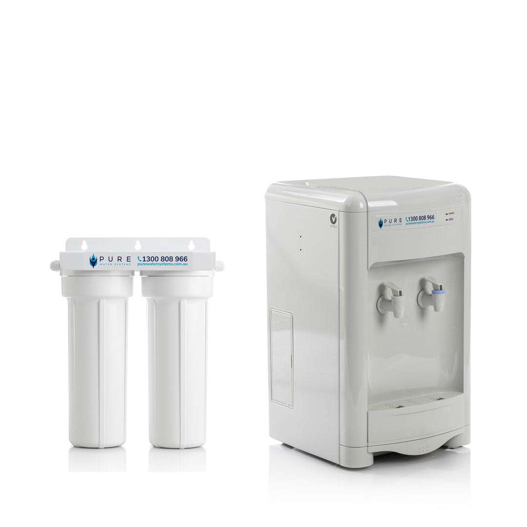 Automatic (Bottleless) Water Cooler with Twin Inline