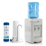 Cooler with 15L Bottle and Bench Top Water Filter