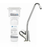 Adventure Series Single Under Sink Water Filter System With Premium Stand Alone Faucet Bundle