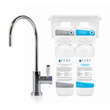 Adventure Series Twin Under Sink Water Filter System With LED Faucet Bundle