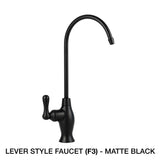 Twin Under Sink Filter System (Tank) With Ultraviolet, Leak Protection System and Premium Stand Alone Faucet Bundle