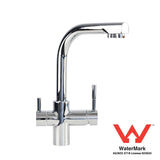 Twin Under Sink Filter System (Tank) With Ultraviolet, Leak Protection System and Premium Mixer Tap Bundle