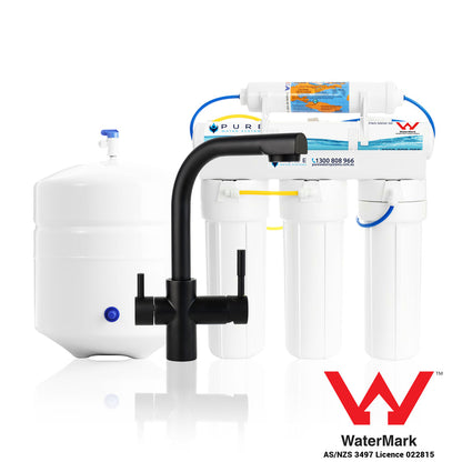 EcoHero 5 Stage Reverse Osmosis - Under Sink and Premium Mixer Tap Bundle