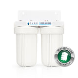 Twin Big White Tank Water Package - 10 Inch